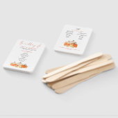 Éventail Automne Glitterie Citrouilles Florals Programme de (Non-assemblé)