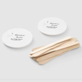 Éventail Aventure attend baby shower ajouter nom date plan  (Non-assemblé)