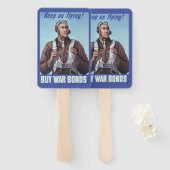 Éventail Aviateurs noirs : Service militaire de combat de 2 (Devant et derrière)