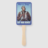 Éventail Aviateurs noirs : Service militaire de combat de 2 (Dos)