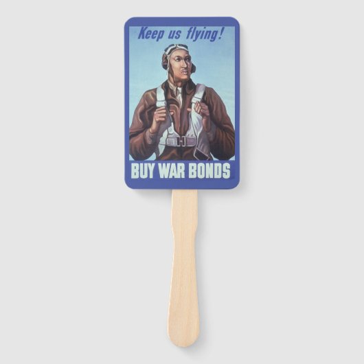 Éventail Aviateurs noirs : Service militaire de combat de 2 (Devant)