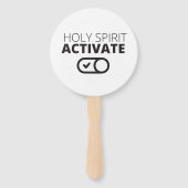 Éventail B/W Saint-Esprit Activer l'icône Gospel Graphique  (Devant)