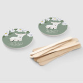 Éventail Baby shower à thème Sweet Little Lamb (Non-assemblé)