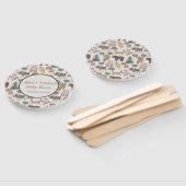 Éventail Baby shower animal de la forêt (Non-assemblé)