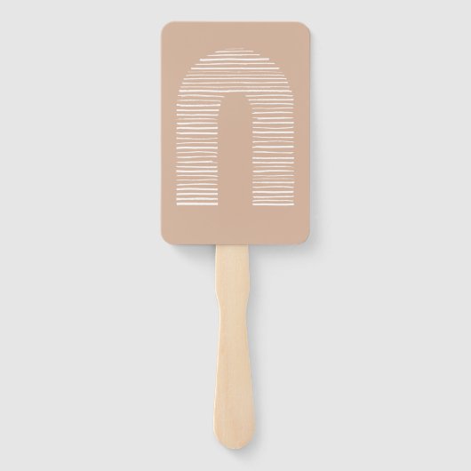 Éventail Baby shower Boho (Dos)