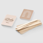 Éventail Baby shower Boho (Non-assemblé)