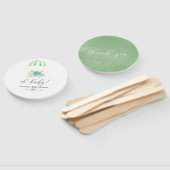 Éventail Baby shower de parachute de bouquet floral (Non-assemblé)