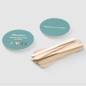 Éventail Baby shower forestier (Non-assemblé)