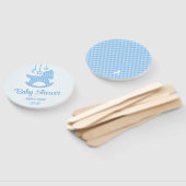 Éventail Baby shower Pony (Non-assemblé)