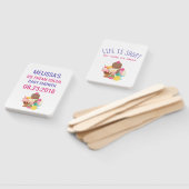 Éventail Baby shower social de la crème glacée (Non-assemblé)