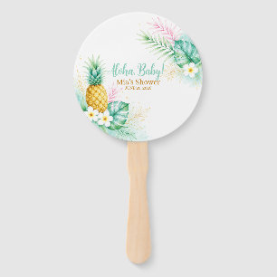 Éventail Baby Shower Tropical Aloha