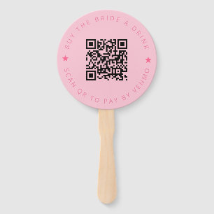 Éventail Bachelorette Acheter L'Épouse Un Boisson Rose QR C