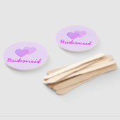 Éventail Bachelorette de Bridesmaid. Art de la ligne fémini (Non-assemblé)