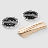 Éventail Badge noir de réunion familiale (Non-assemblé)