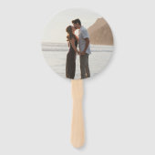 Éventail Bagues à main Doodle Mariage moderne (Dos)