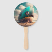 Éventail Baleine étrange (Dos)