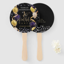 Ballons Pailletés 70e Anniversaire Noir