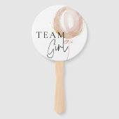 Éventail Balloon rose et bleu Sexe Révéler les pagaies de v (Devant)