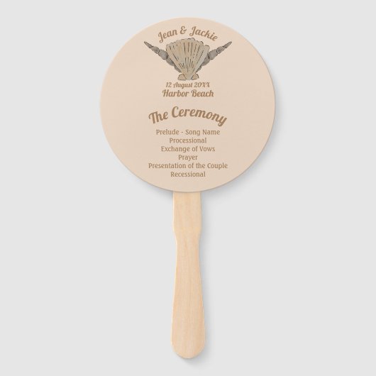 Éventail Balnéaire Mariage Beach Shops (Devant)