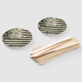 Éventail Bannière étoilée : drapeau américain à l'écran (Non-assemblé)