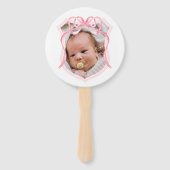 Éventail Baptême de la crête rose (Devant)