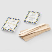 Éventail BARBADOS Christian Custom Wedding Programme (Non-assemblé)