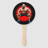 Éventail Barbu Musclé (Dos)