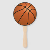 Éventail Basketball 1er anniversaire Décor unique (Devant)