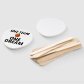 ÉVENTAIL BASKETBALL UNE ÉQUIPE UN RÊVE (Non-assemblé)