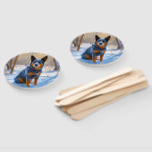 Éventail Bateau Australien Laisser neiger Noël (Non-assemblé)