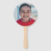 Éventail Batte Up Baseball Thème Anniversaire Photo (Dos)