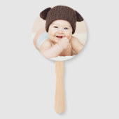 Éventail Bear One Photo First Birday (Dos)