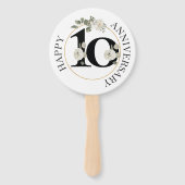 Éventail Beau 10e ANNIVERSAIRE (Devant)