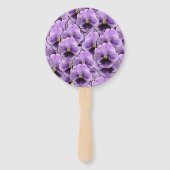 Éventail Beau Jardin de Pansy Violet (Devant)