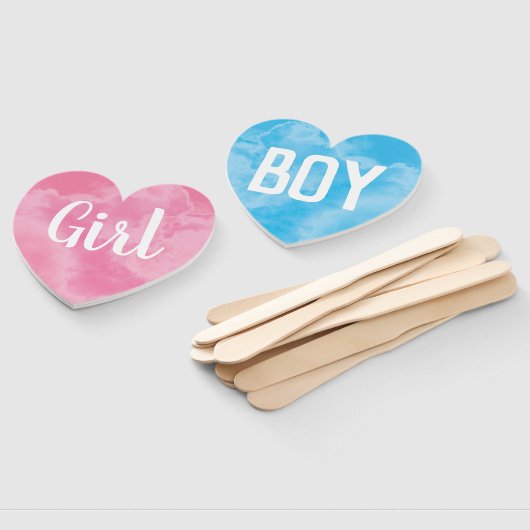 Éventail Bébé Genre Révéler Fumée Bombe Garçon Fille Bleu r (Non-assemblé)