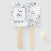 Éventail Belle Fleur pour les Fêtes de Mariage Spéciales (Devant et derrière)