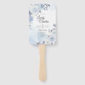 Éventail Belle Fleur pour les Fêtes de Mariage Spéciales (Dos)