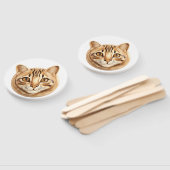 Éventail Bengale Chat 3D inspiré (Non-assemblé)