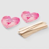 Éventail Bénis soient les purs dans le coeur - Matthieu 5:8 (Non-assemblé)