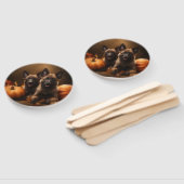 Éventail Berger belge Chiot Automne Citrouille de plaisir (Non-assemblé)