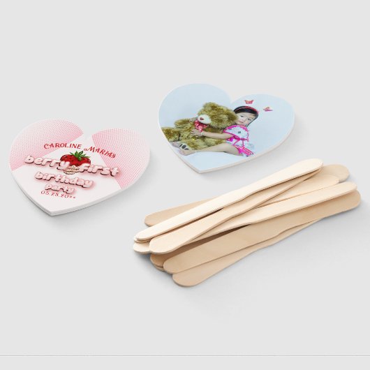 Éventail Berry First Strawbery 1er anniversaire (Non-assemblé)