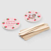 Éventail Berry rose fraise Premier bébé Photo Anniversaire (Non-assemblé)