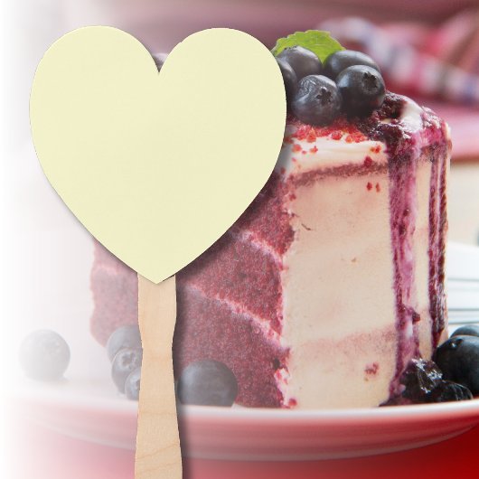 Éventail Beurre jaune uni | Classic Elegant