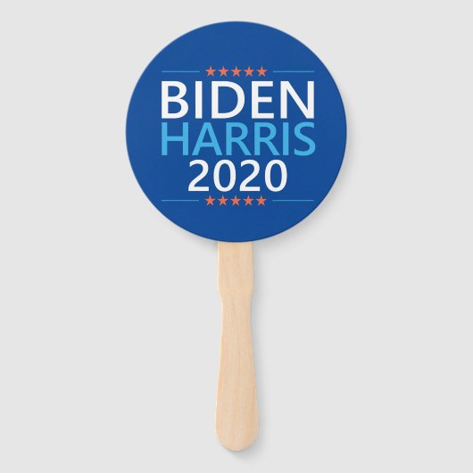 Éventail Biden Harris 2020 pour l'élection présidentielle a (Dos)