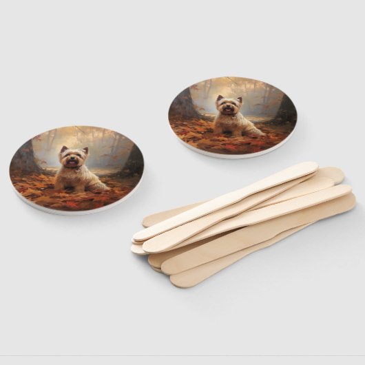 Éventail Biewer Terrier à l'automne Leaves automne Inspire (Non-assemblé)