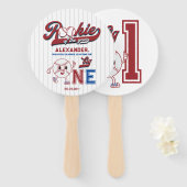 Éventail Big One Baseball Rookie De L'Année Premier Anniver (Devant et derrière)