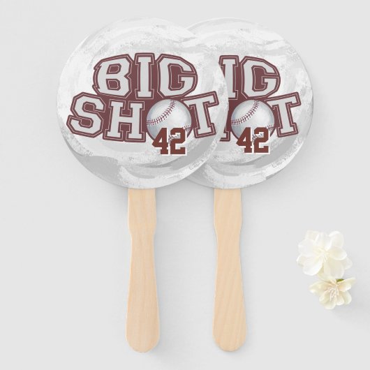Éventail Big Shot Basball (Devant et derrière)