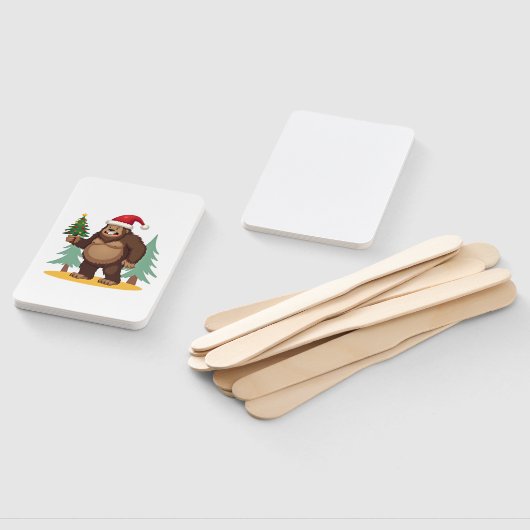 Éventail Bigfoot Christmas Tree Santa Hat (4) (Non-assemblé)