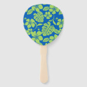 Éventail BIKINI ROSE (BLEU/VERT) Ensemble de ventilateurs (Dos)