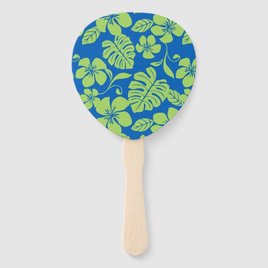 Éventail BIKINI ROSE (BLEU/VERT) Ensemble de ventilateurs (Devant)